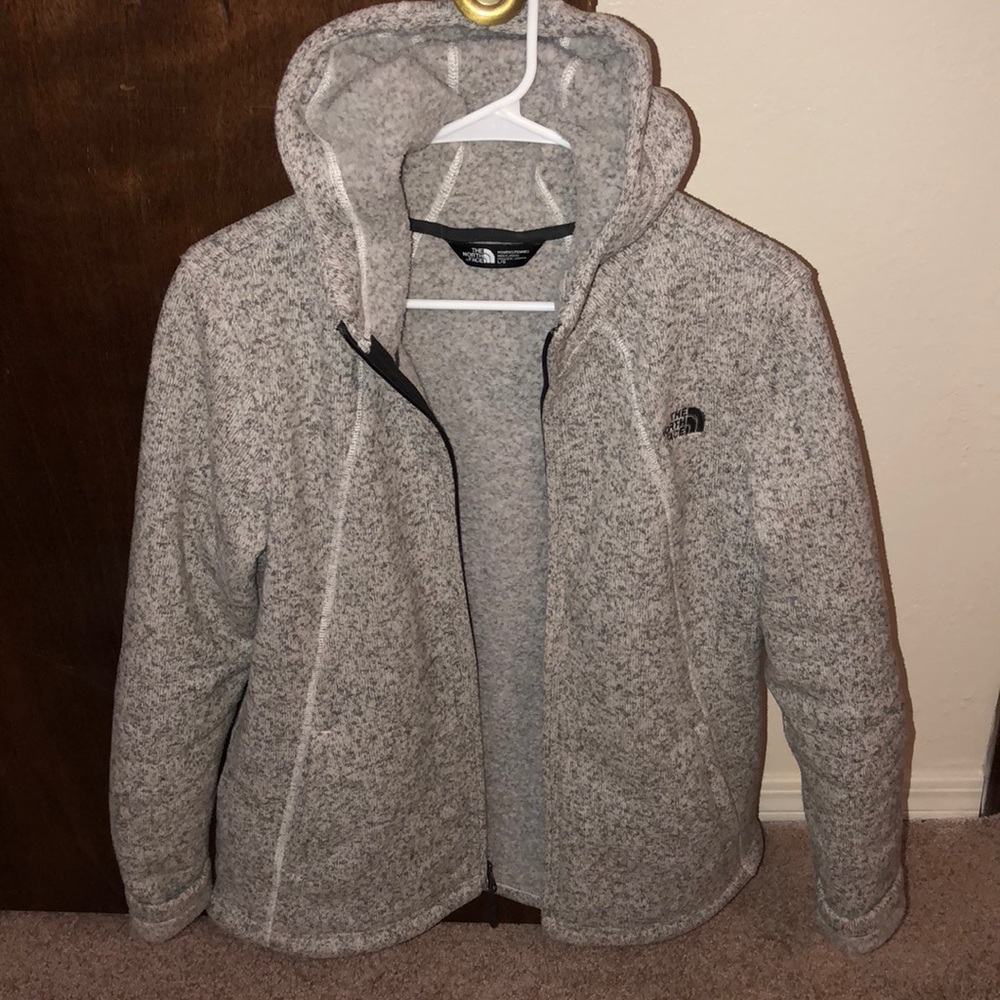 Gray North Face Jacket